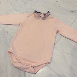 Burberry Children Pink Onsie